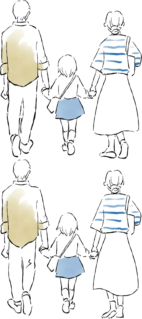 家族の絵7歳