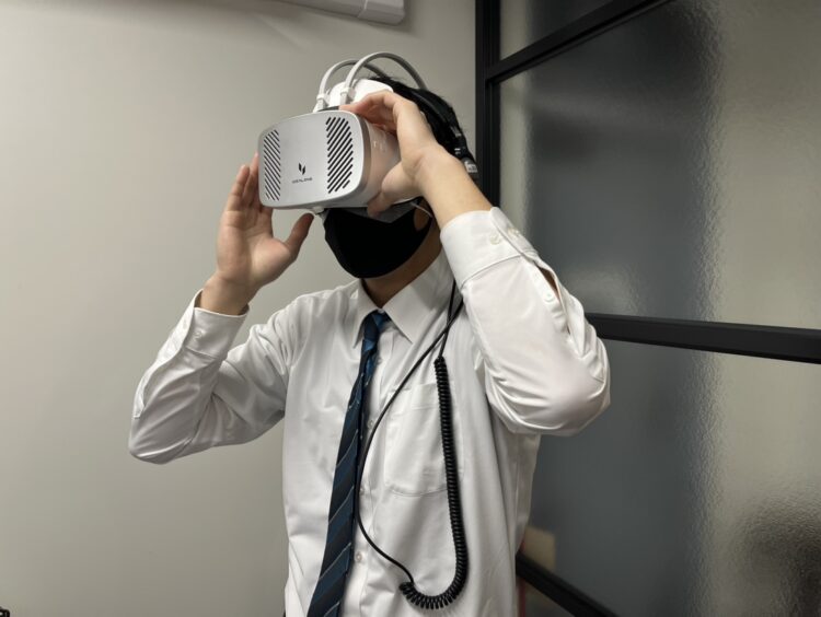 ＶＲで労働災害を体験！